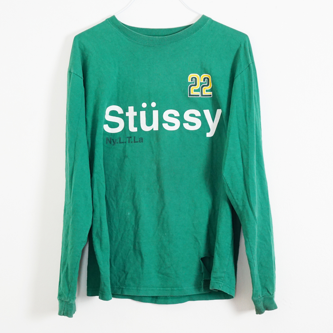 STUSSY #22 Green Sweatshirt by Click On Trend