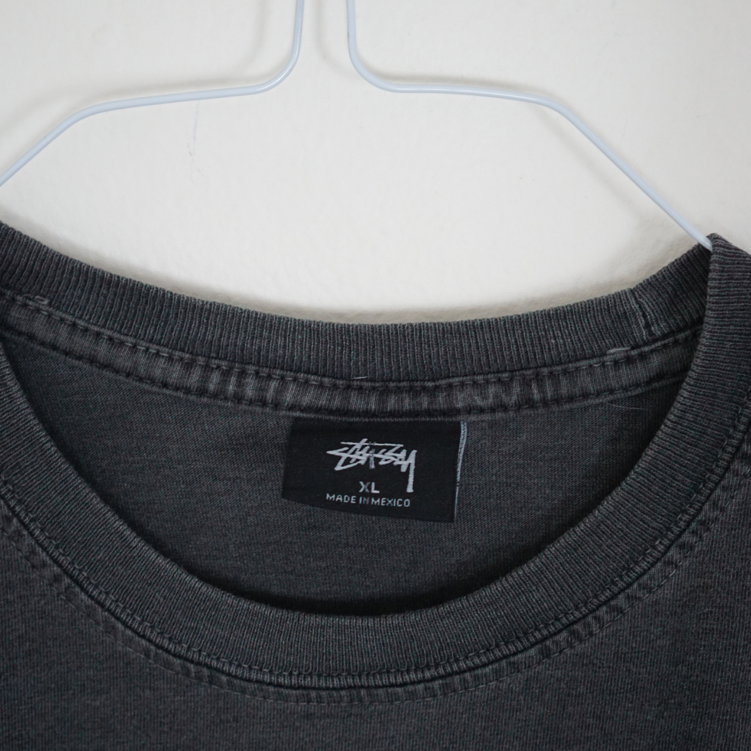 STUSSY Gray Laguna Sleeveless T-Shirt by Click On Trend