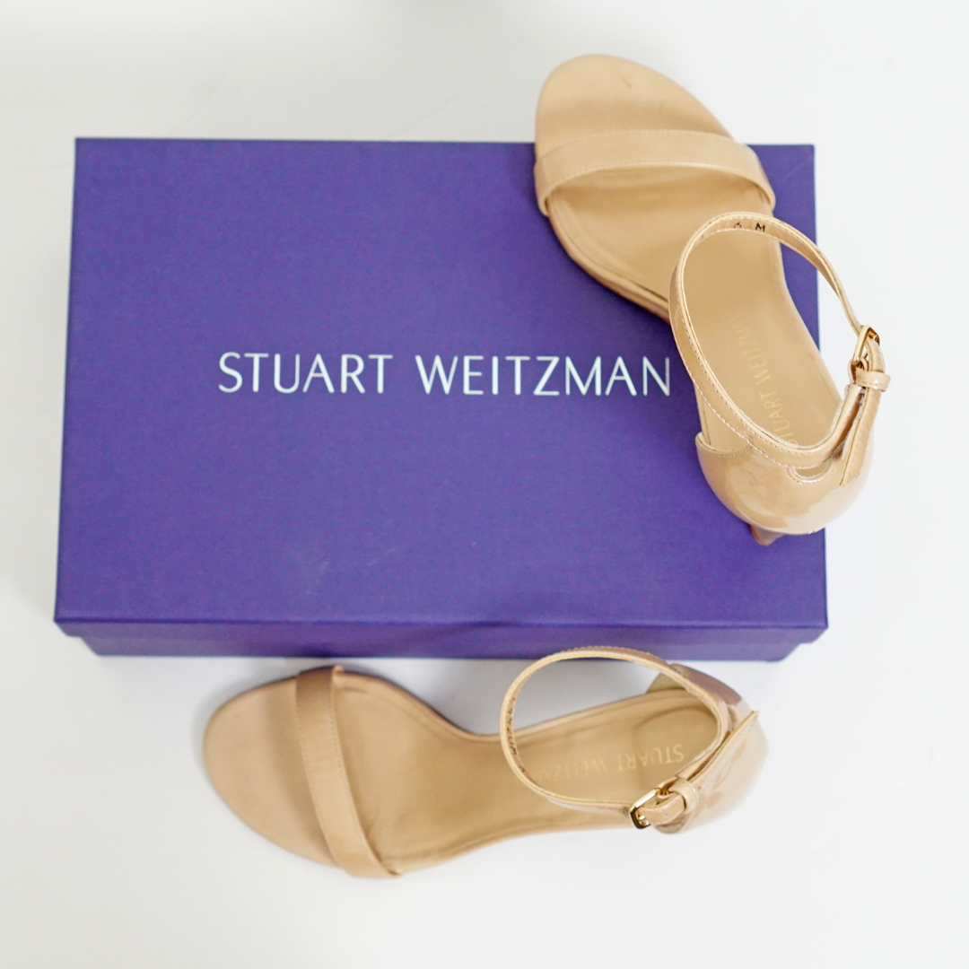 STUART WEITZMAN Beige Sandals by Click On Trend