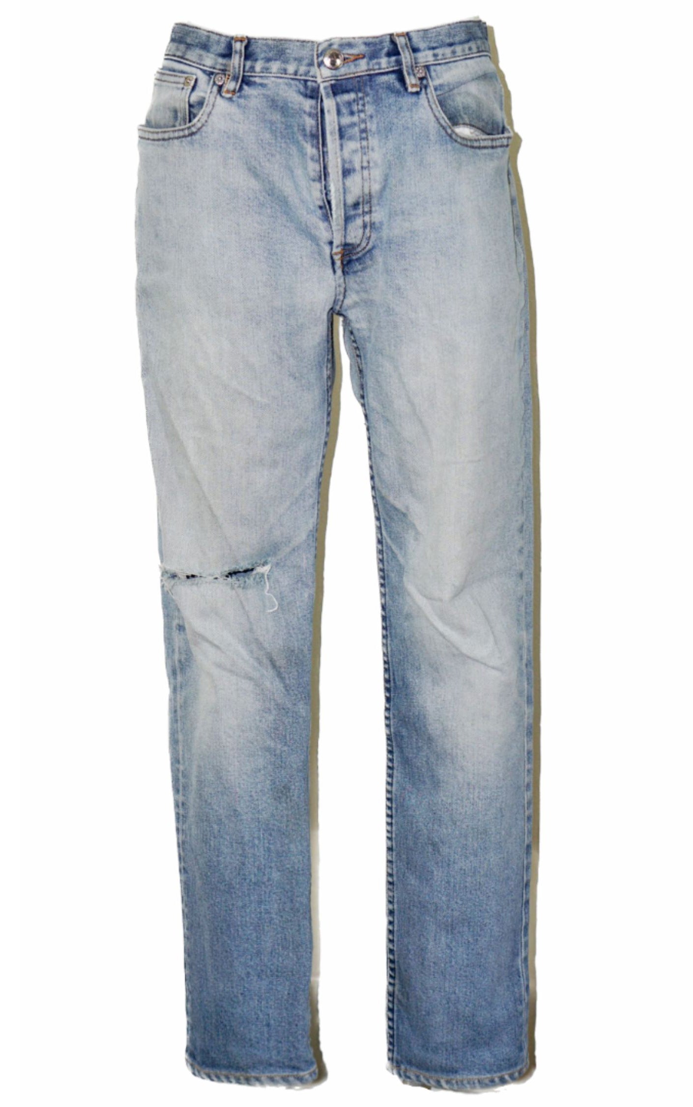 A.P.C. Petit New Standard Straight Leg Blue Jeans resellum