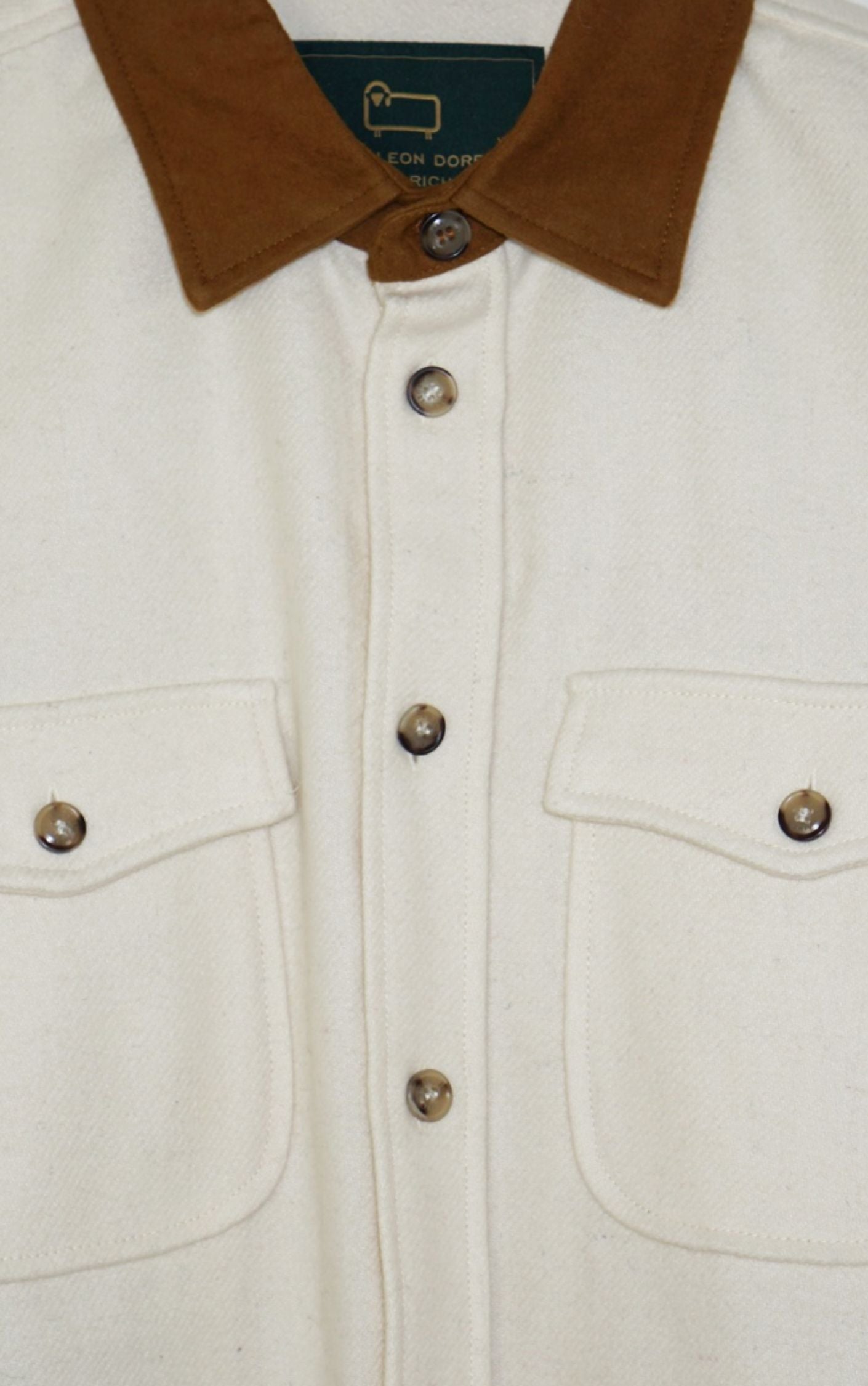 AIME LEON DORE WOOLRICH Wool Buttoned Shirt resellum