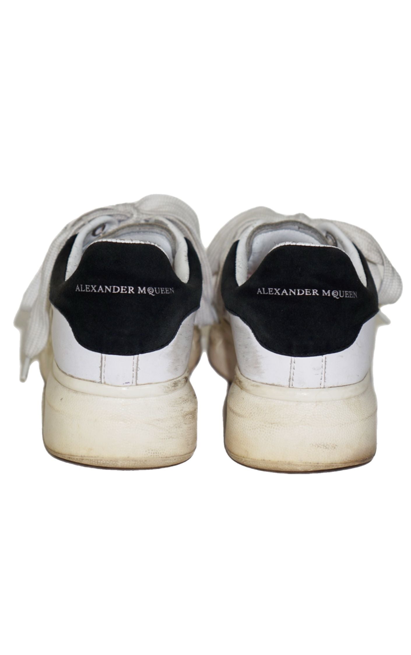 ALEXANDER MCQUEEN White Wedge Sneakers resellum