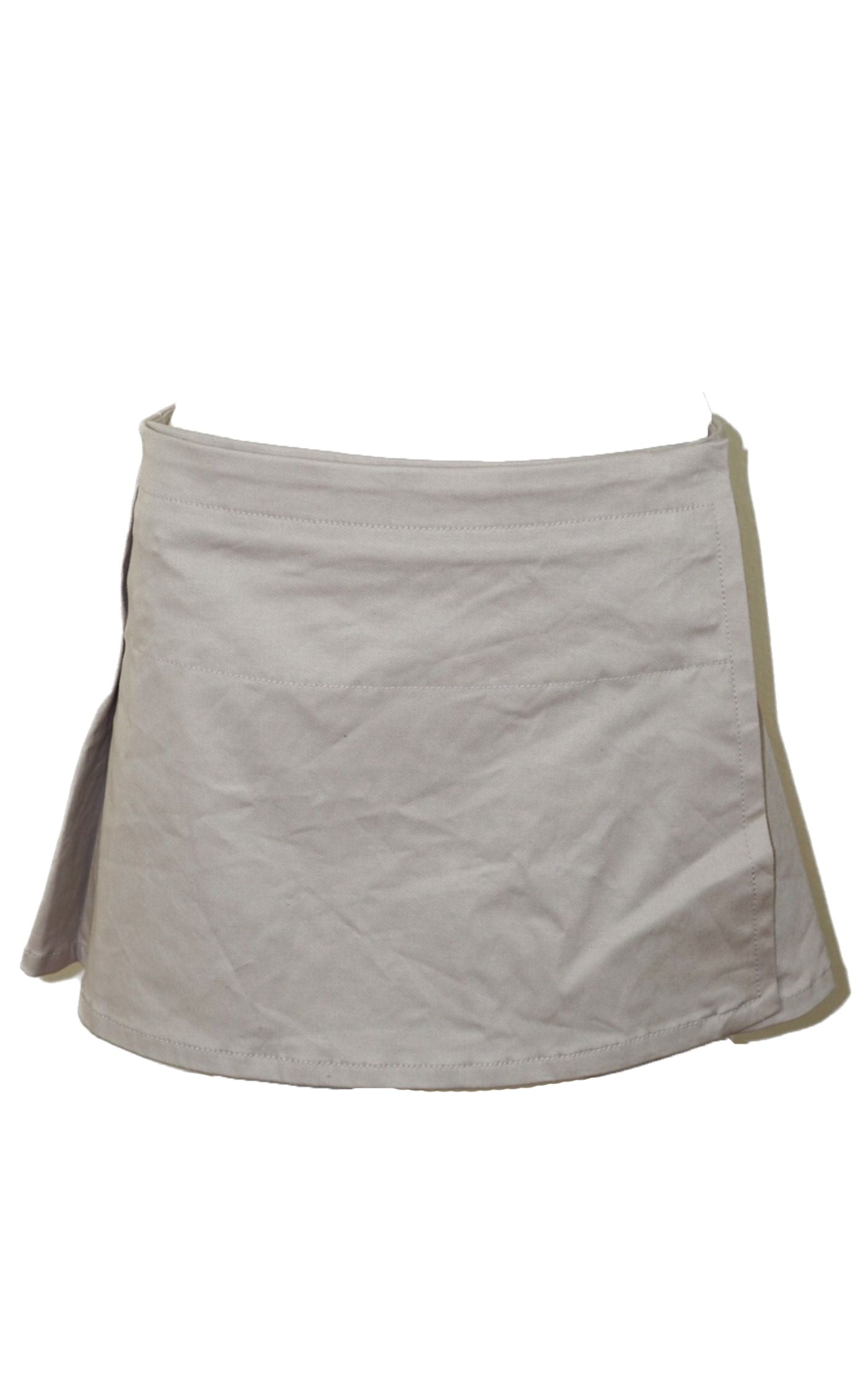 AYA MUSE Madison Beige Pleated Mini Tennis Skirt resellum