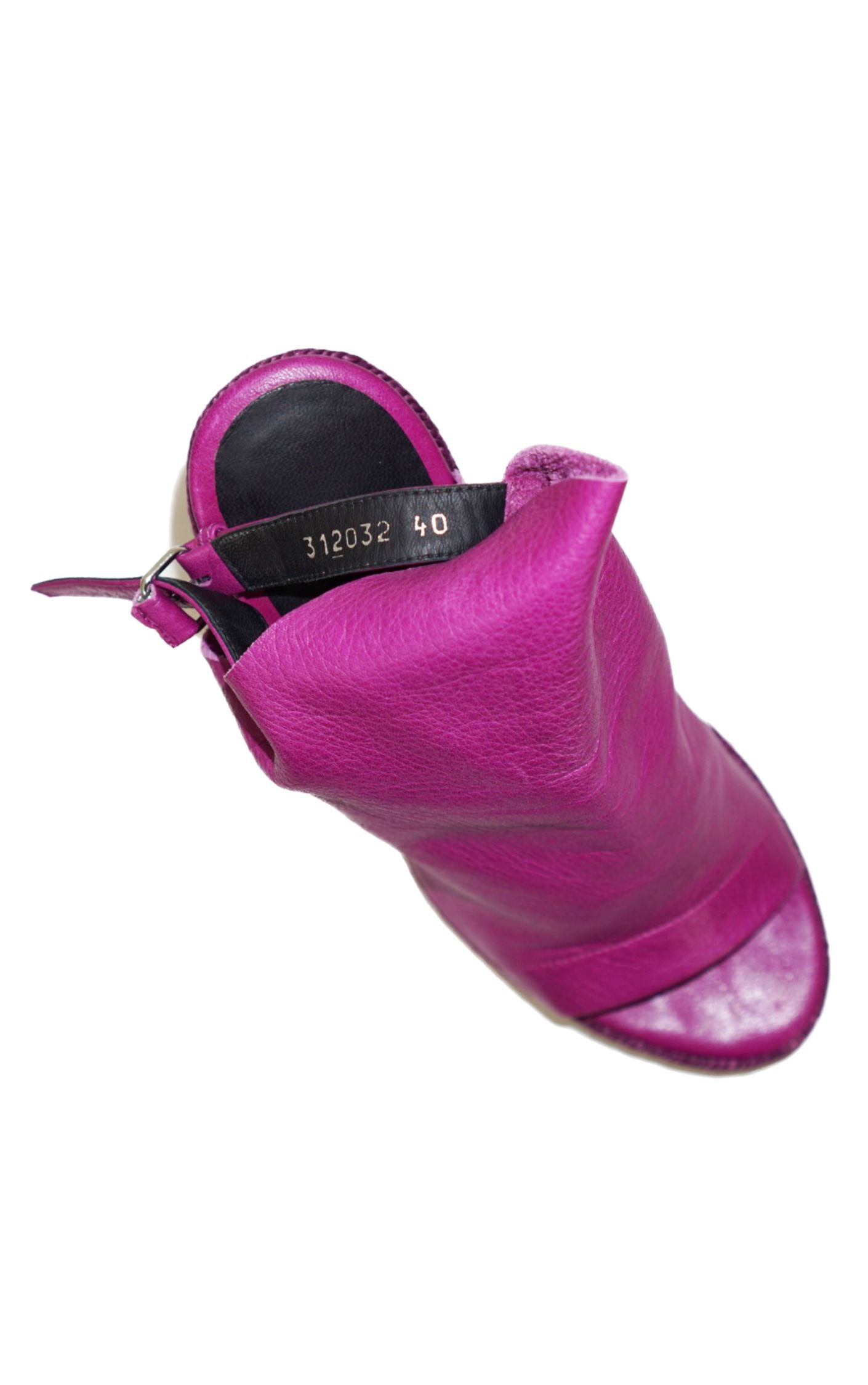 BALENCIAGA Fuchsia Pink Ns Wedge Sandals resellum