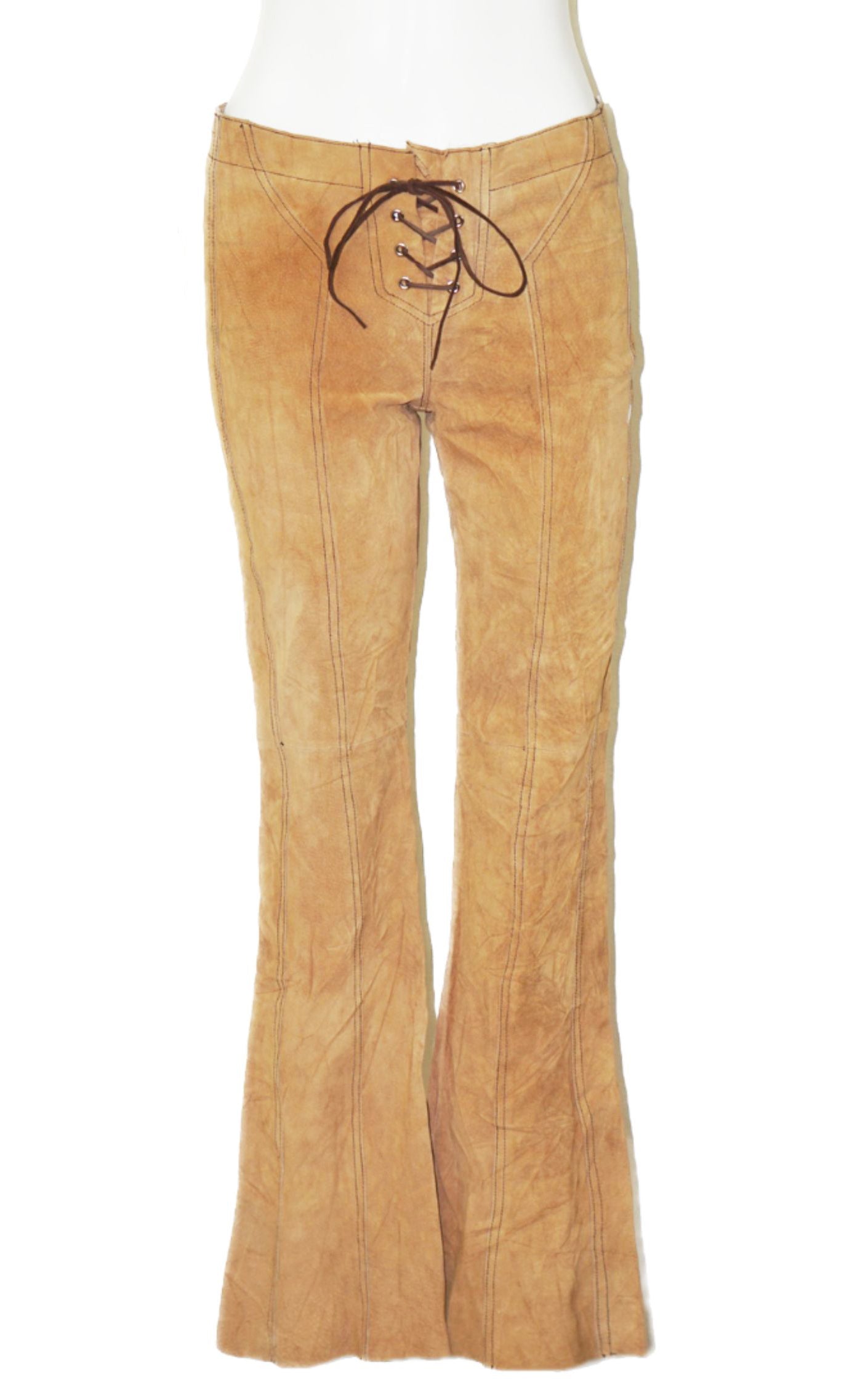 BEBE Vintage Y2K Leather Flared Boot Cut Pants resellum