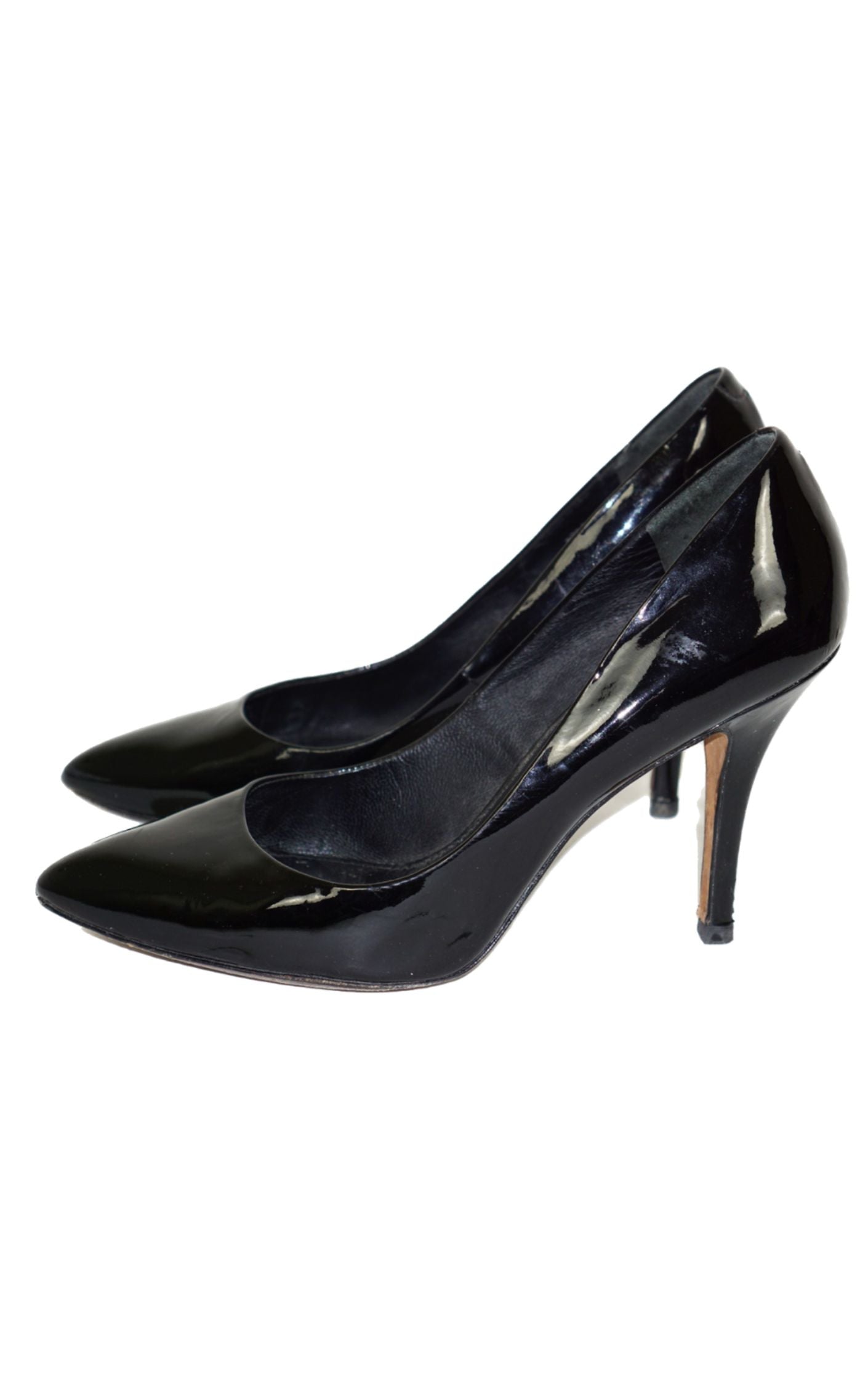 BRIAN ATWOOD Patent Leather Black Pumps resellum