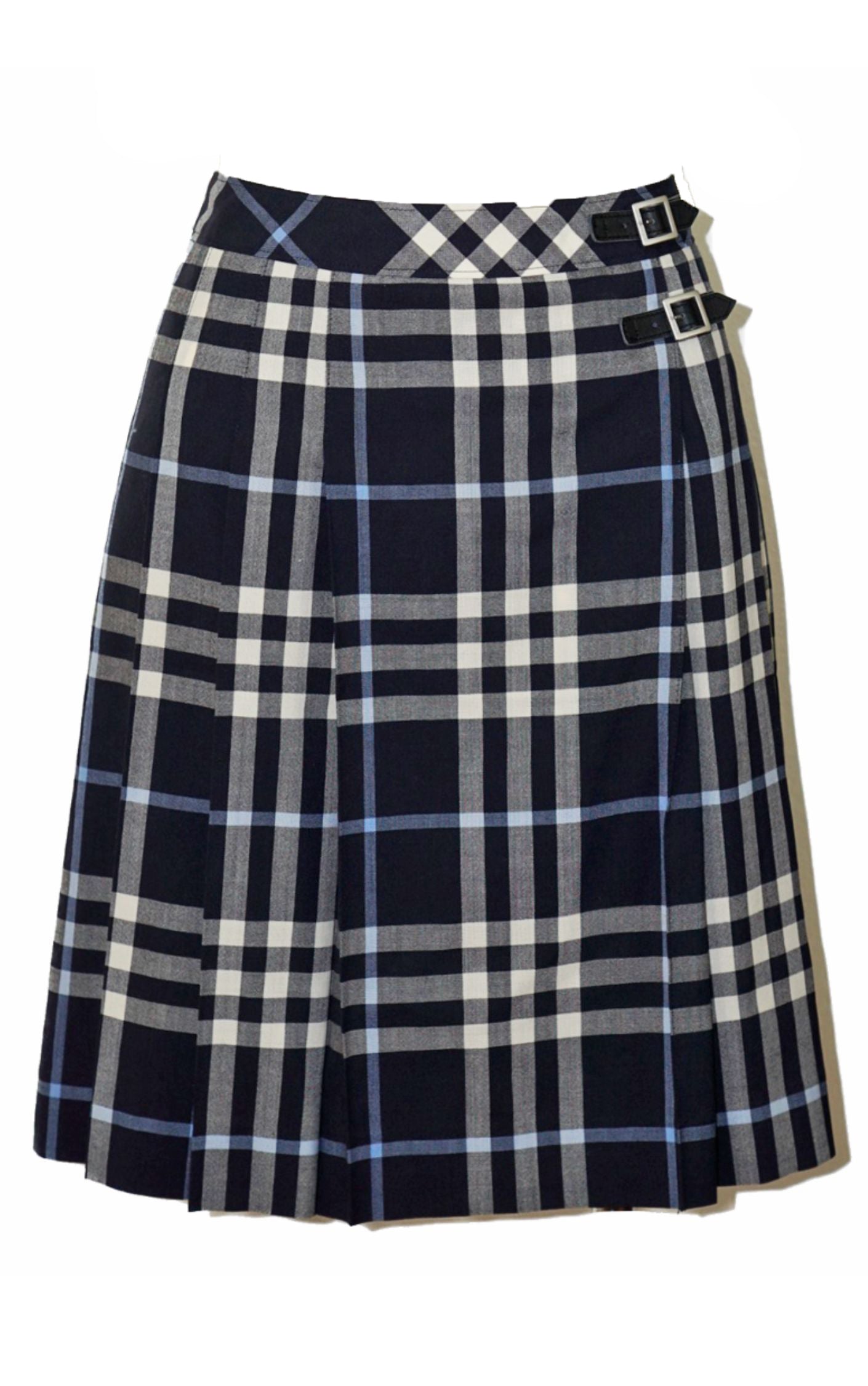 BURBERRY London Plaid Checkered Pleated Skirt resellum