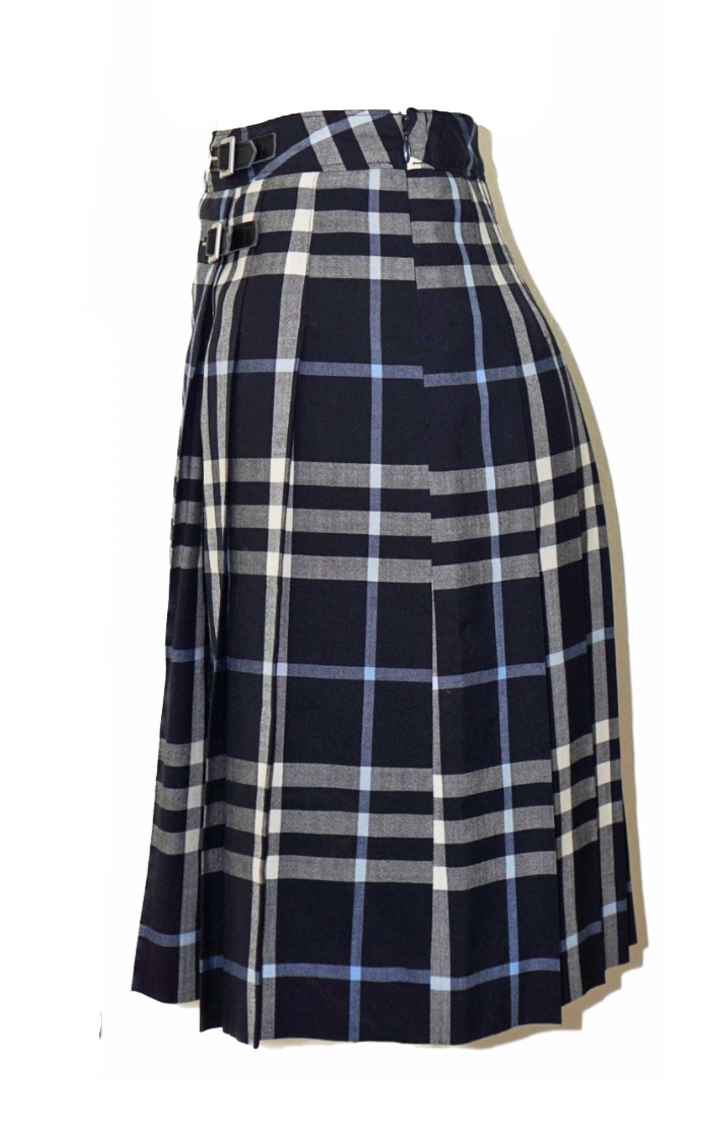 BURBERRY London Plaid Checkered Pleated Skirt resellum