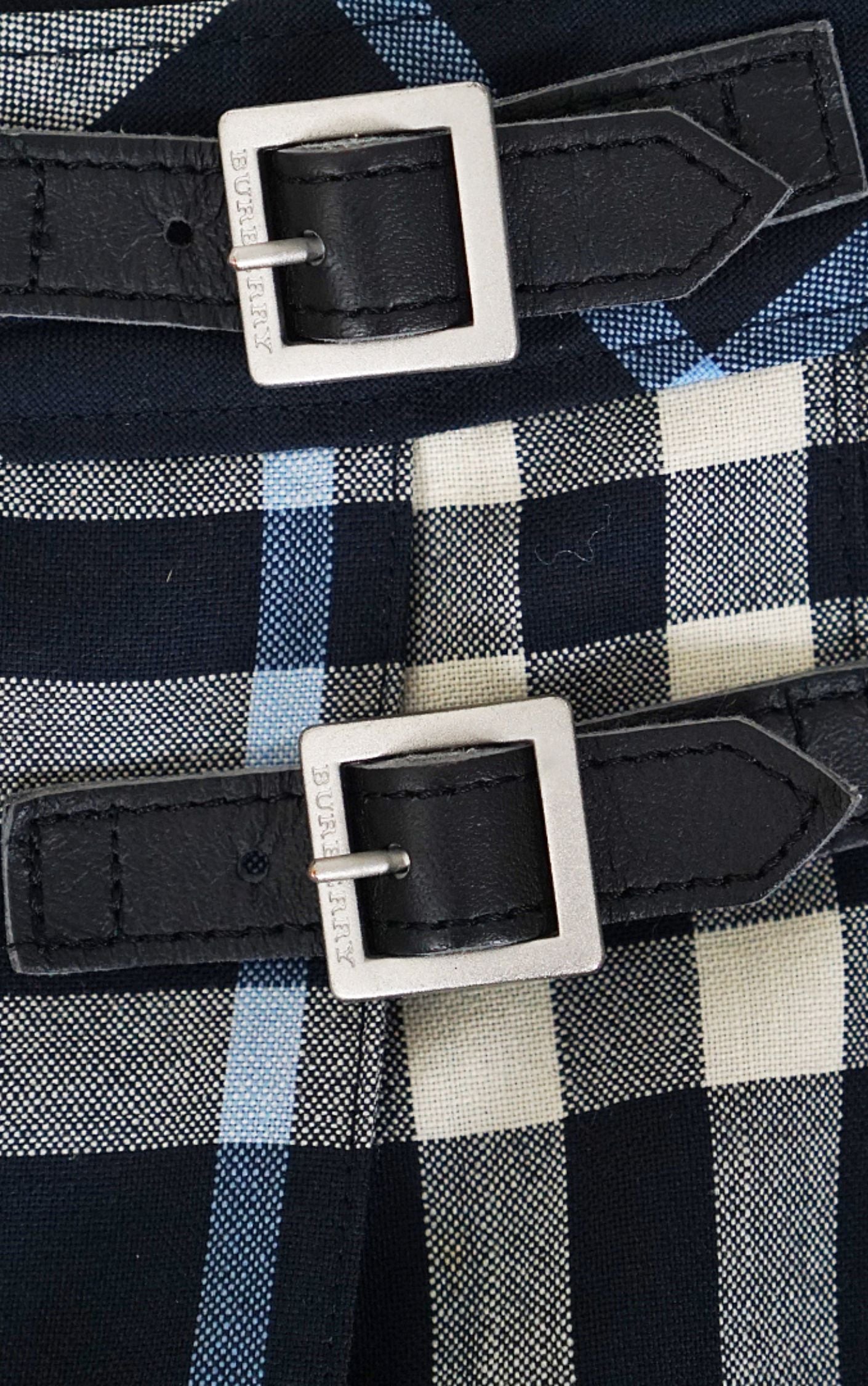 BURBERRY London Plaid Checkered Pleated Skirt resellum