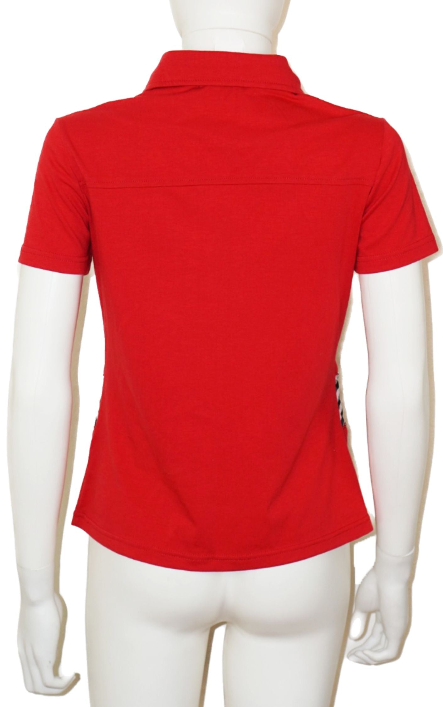 BURBERRY London Y2K Zip Collar Dog Polo T-Shirt resellum