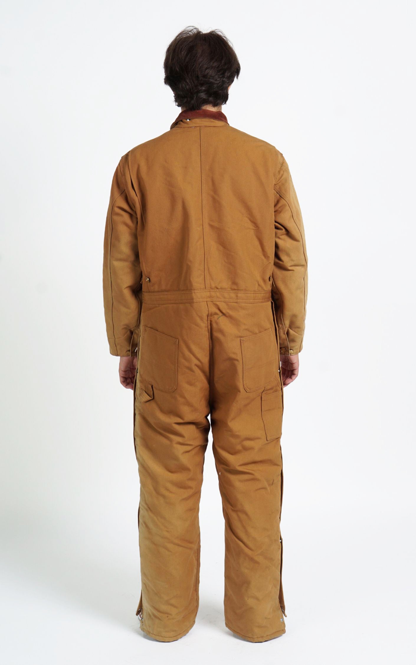 CARHARTT Workwear Brown Coveralls Jumpsuit resellum