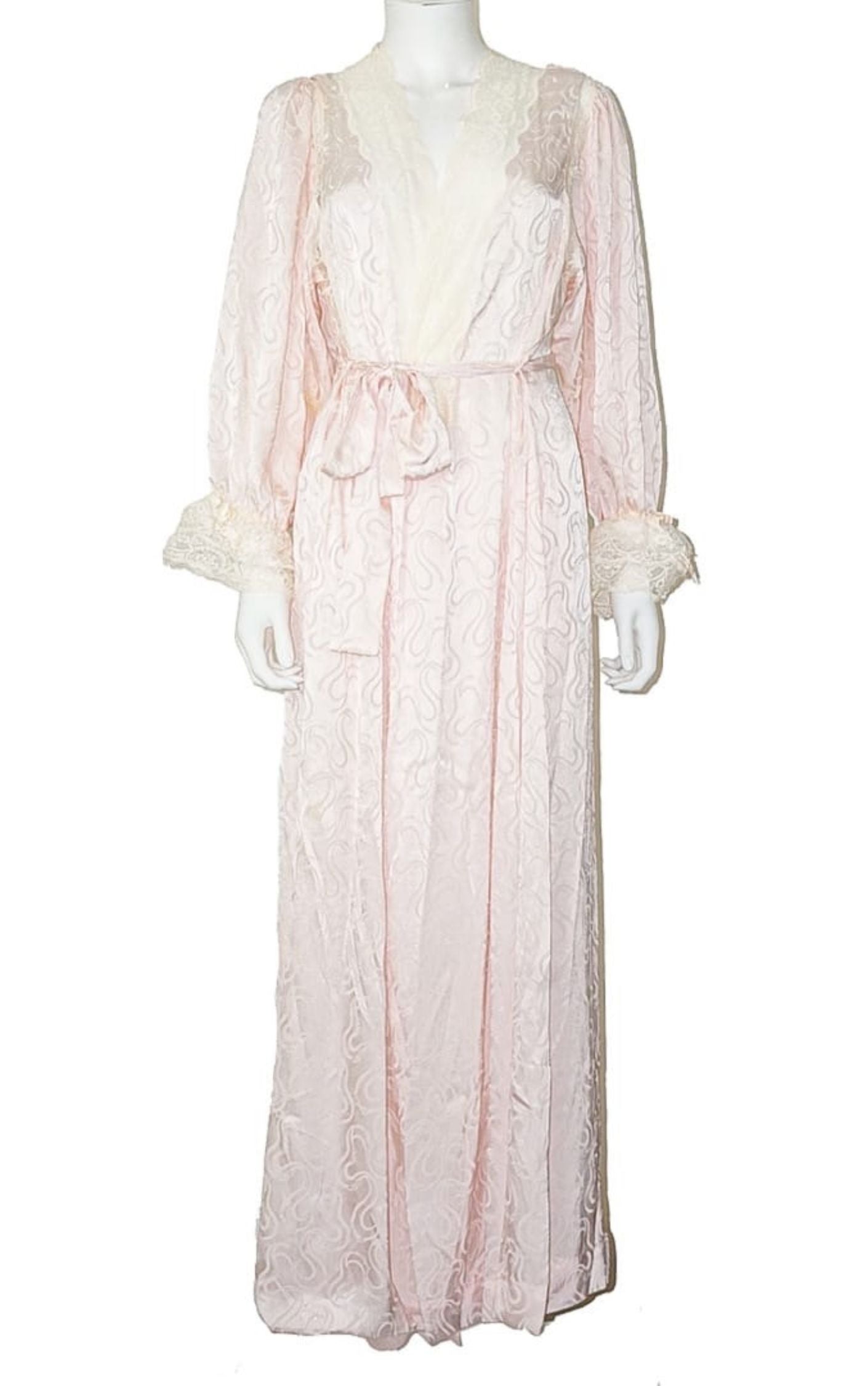 CHRISTIAN DIOR Vintage Lace Robe resellum