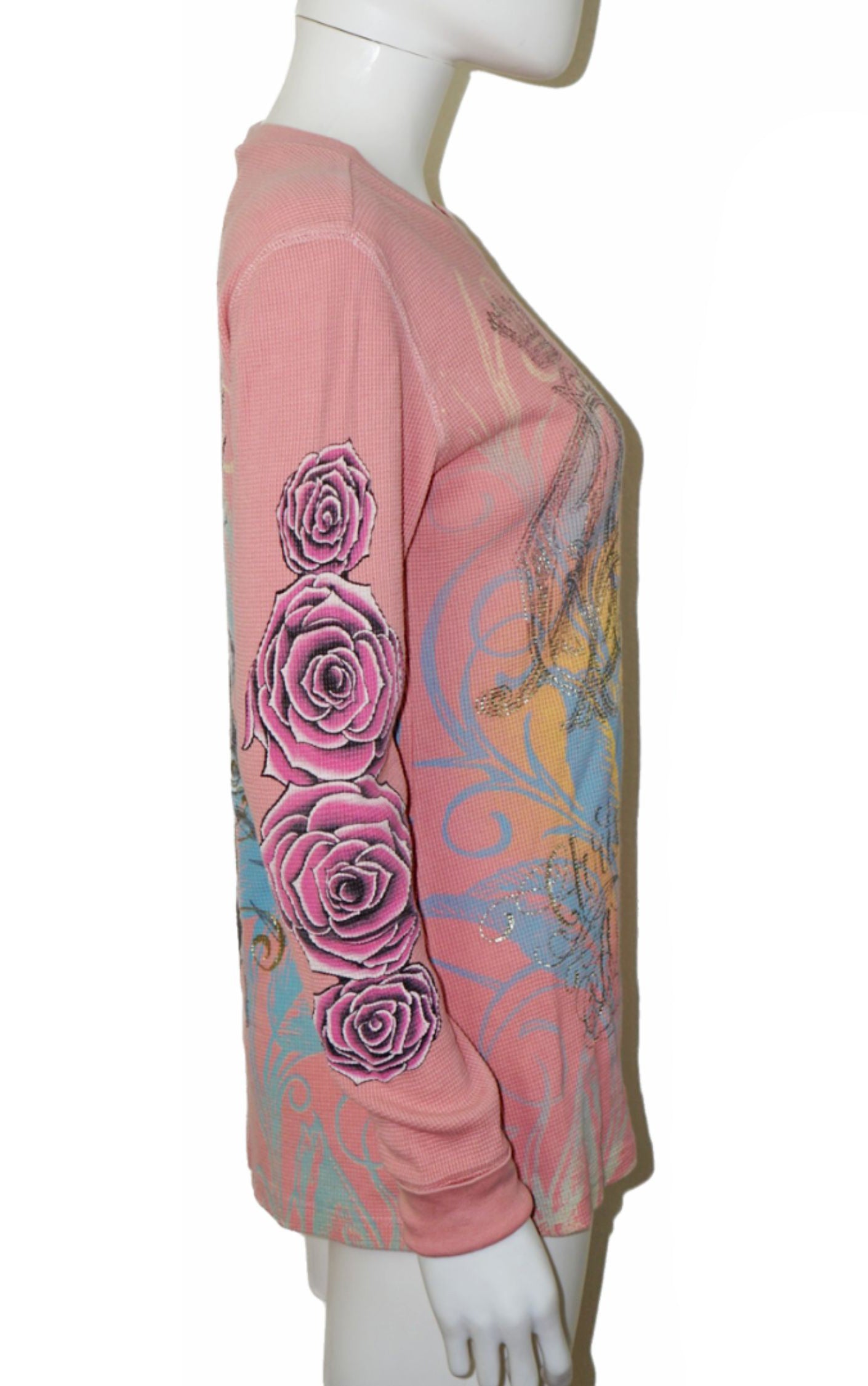 CHRISTIAN AUDIGIER Y2K Ed Hardy Long Sleeve Top resellum