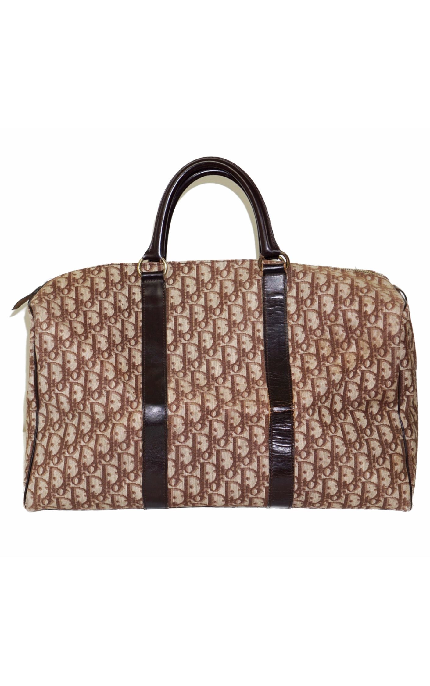 CHRISTIAN DIOR Vintage Monogram Trotter Boston Bag resellum