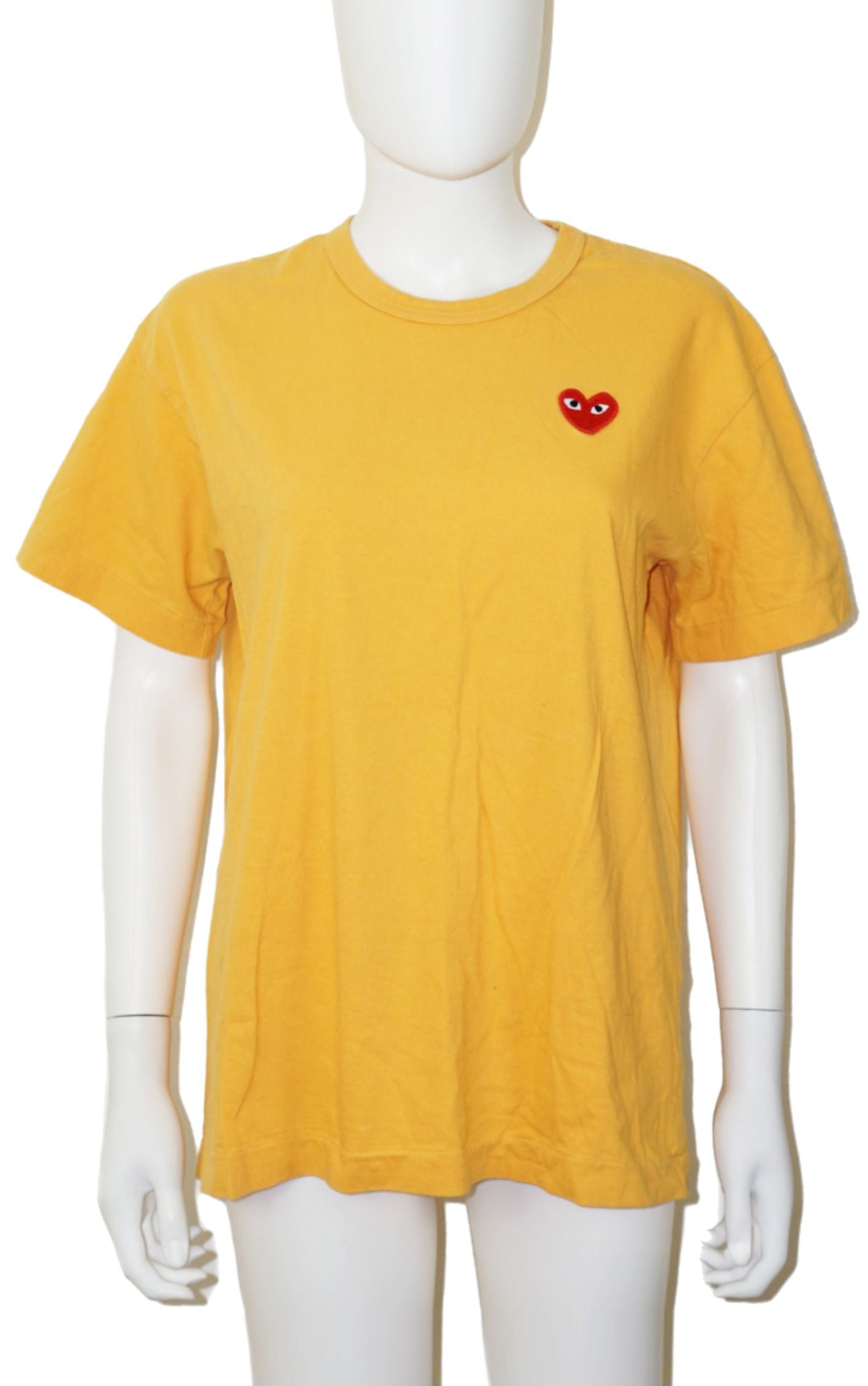 COMME DES GARÇONS CDG Play Heart Orange T-Shirt resellum