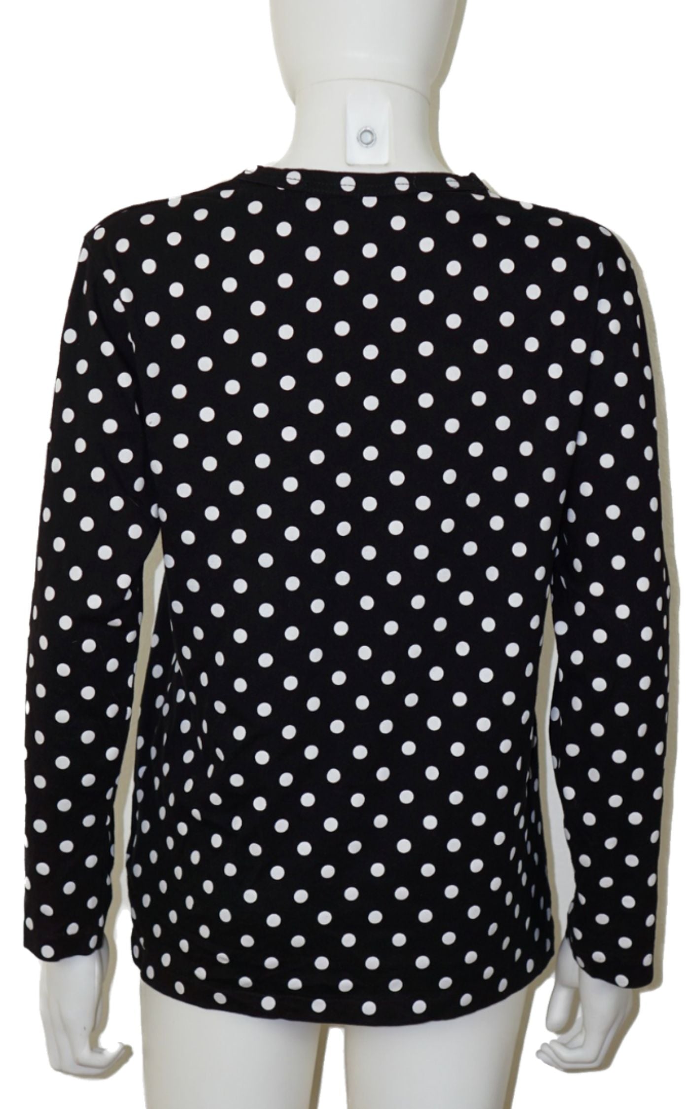 COMME DES GARÇONS Play Heart Dotted Long Sleeve T-Shirt resellum