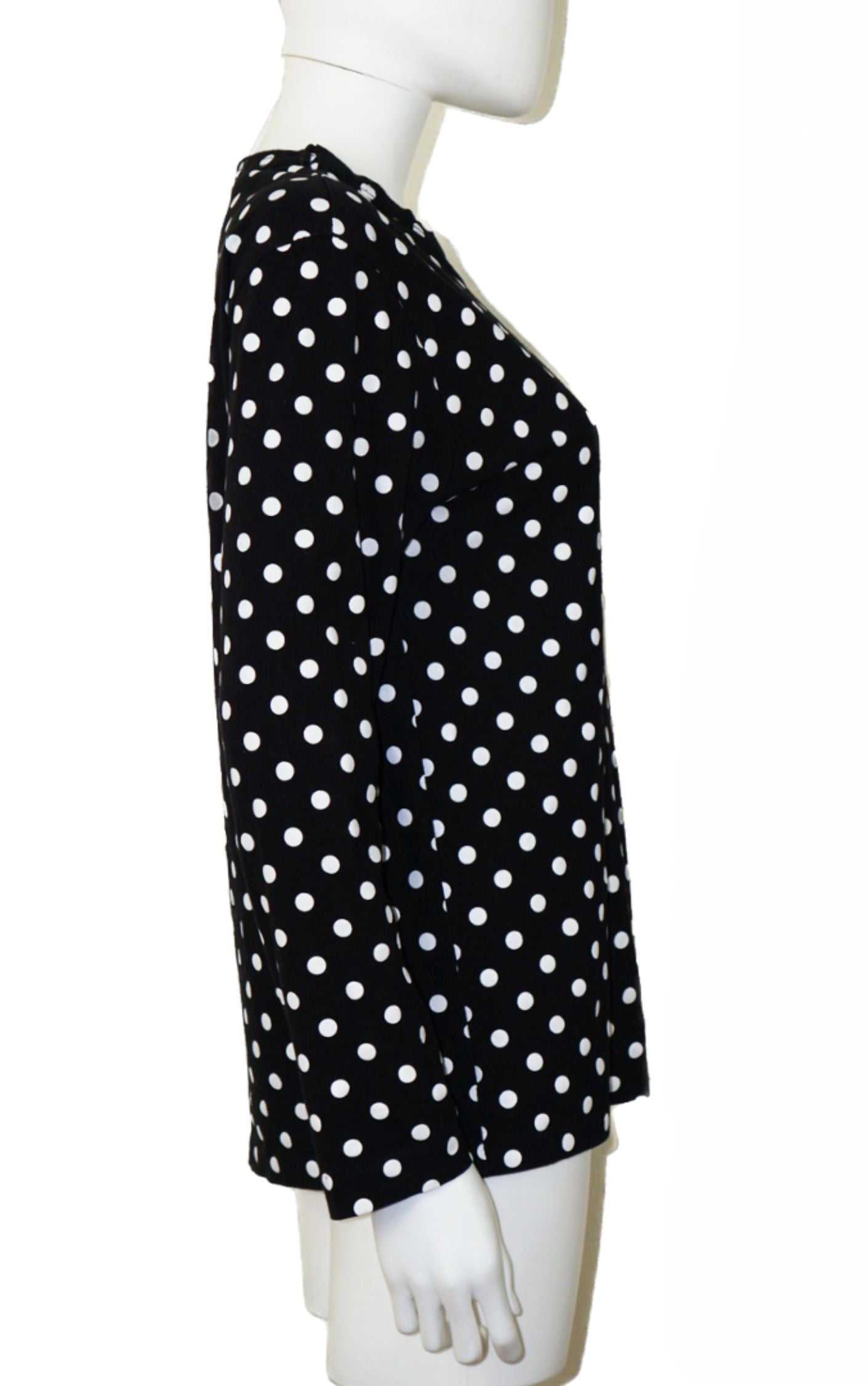 COMME DES GARÇONS Play Heart Dotted Long Sleeve T-Shirt resellum