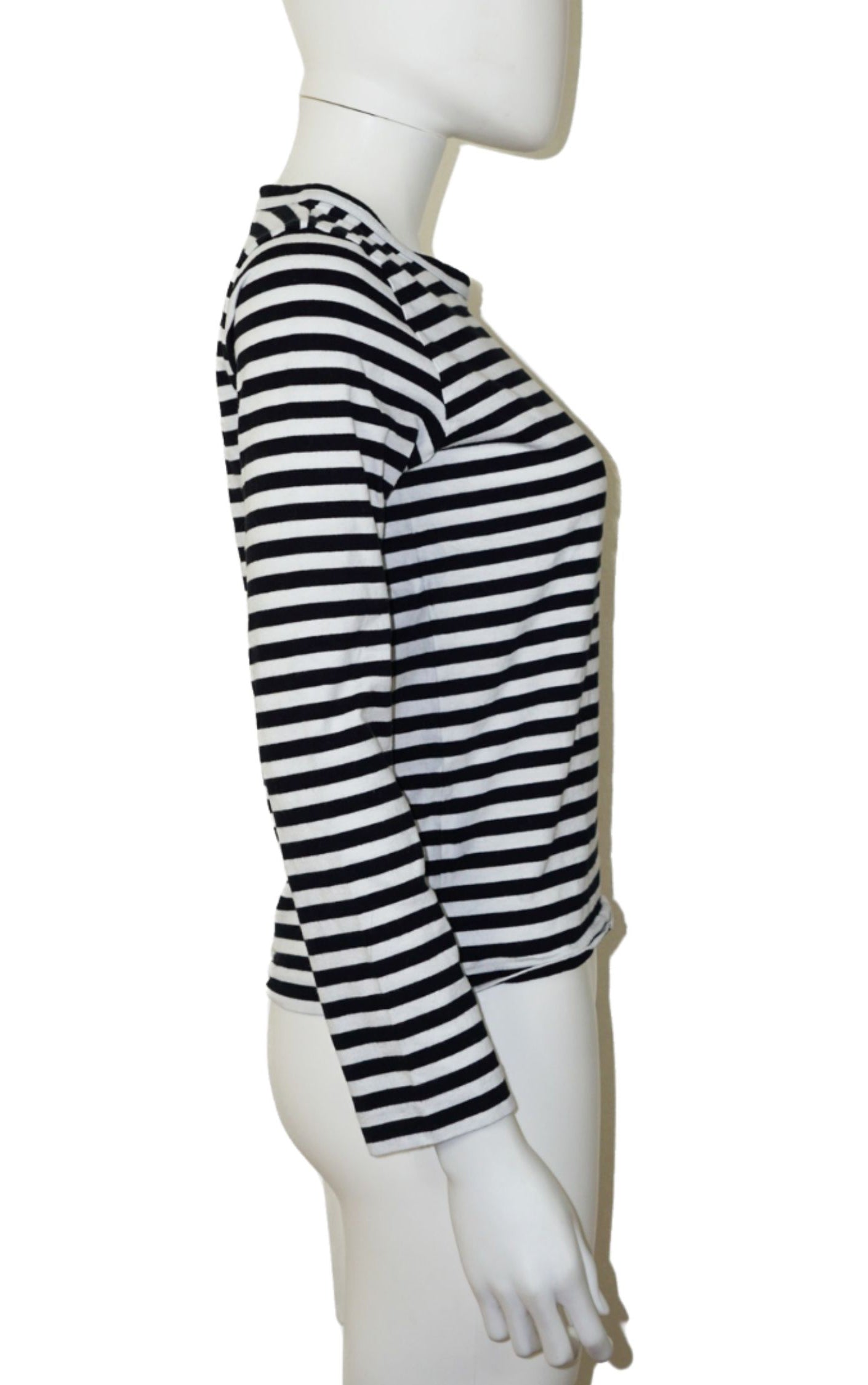 COMME DES GARÇONS Play Striped Long Sleeve Shirt resellum