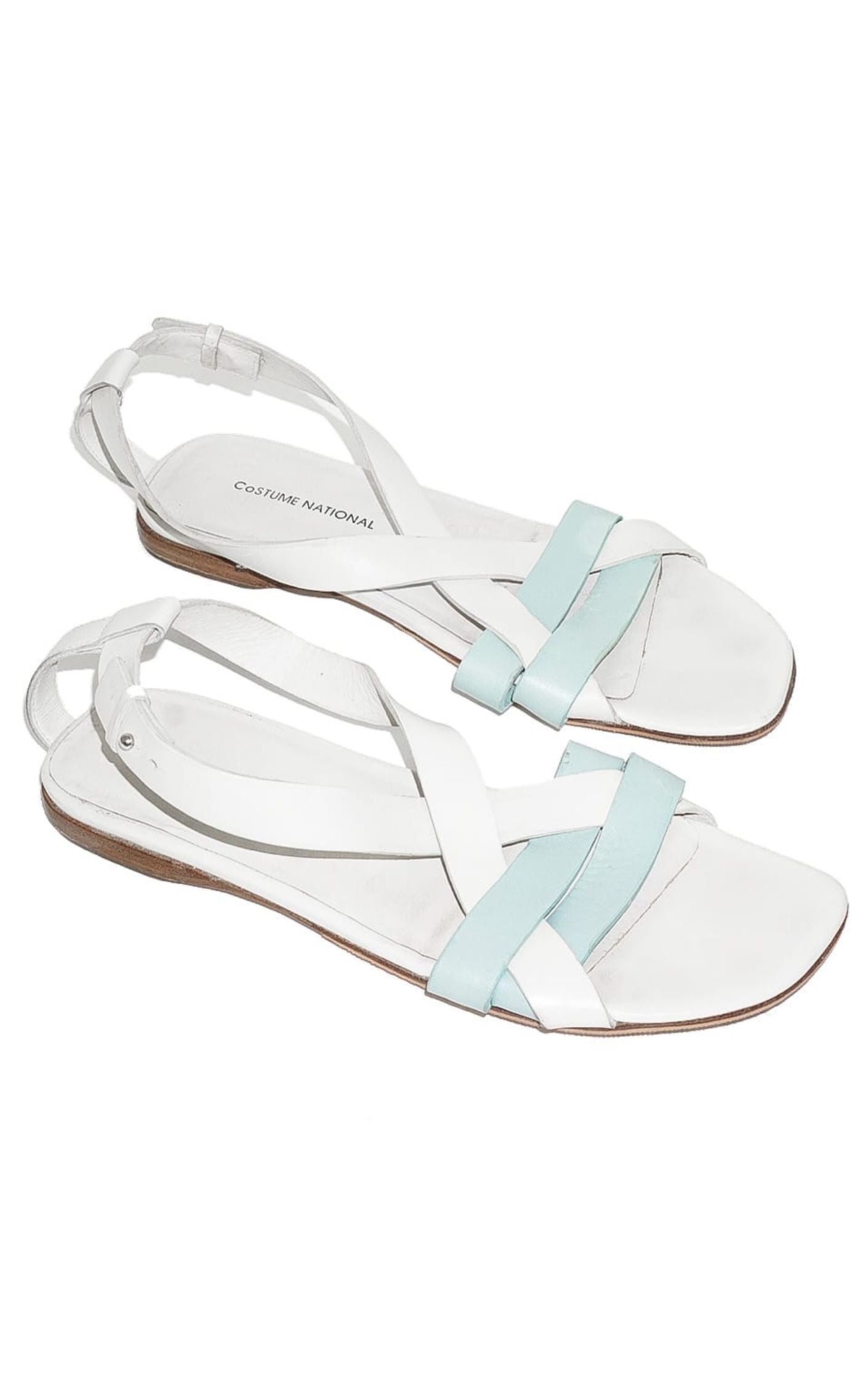 COSTUME NATIONAL Strapped Leather Sandals resellum