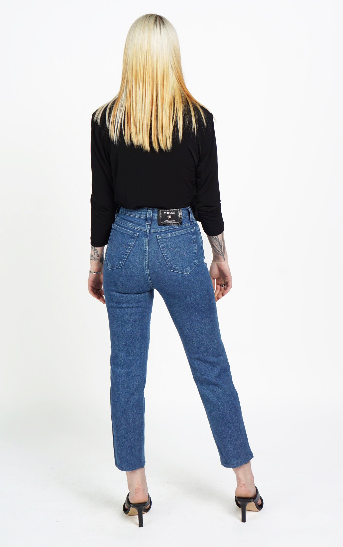 Calvin Klein Y2K Feather Sheer Bolero Top resellum