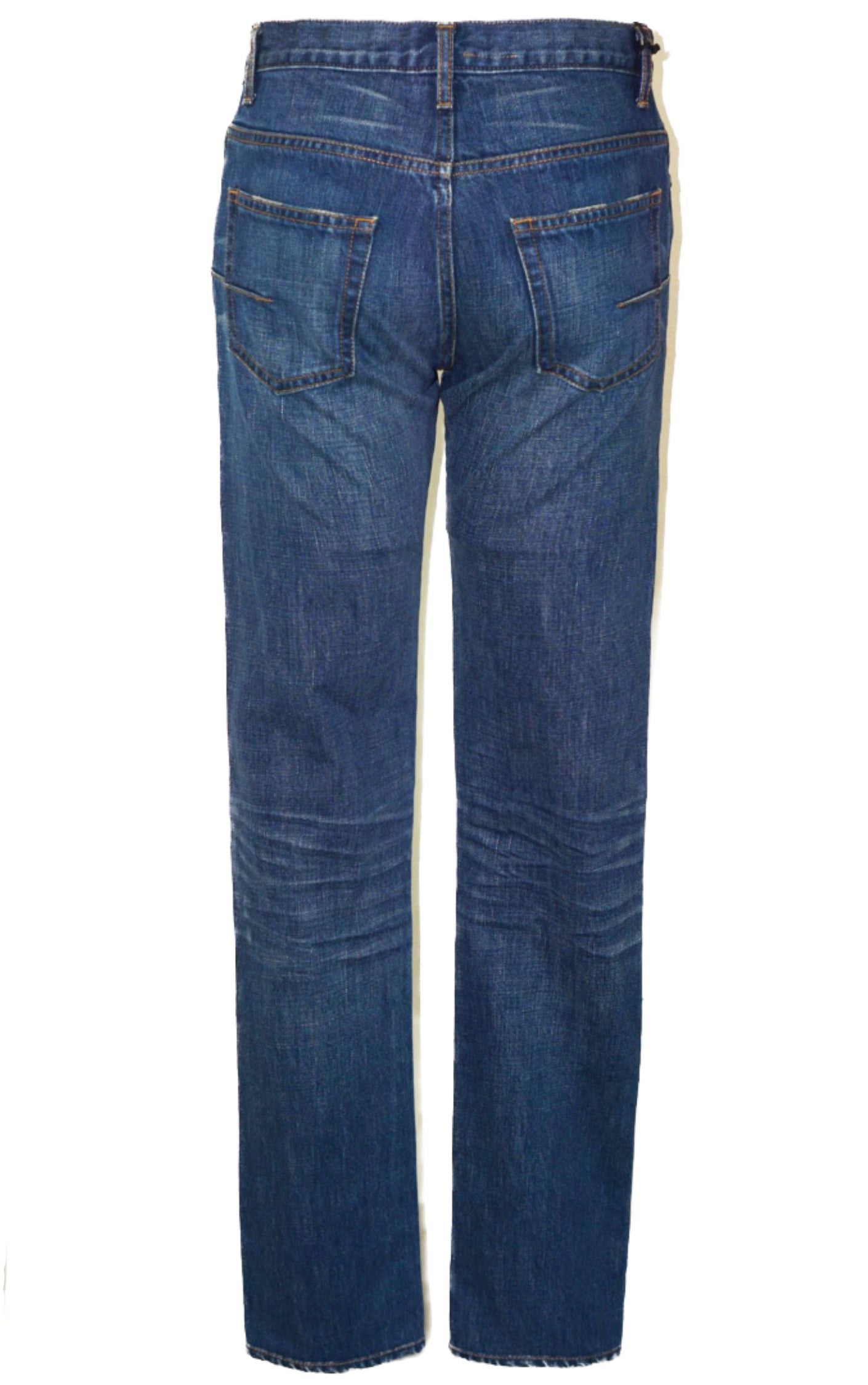 DIOR Women's Medium Rise Blue Selvedge Skinny Jeans resellum
