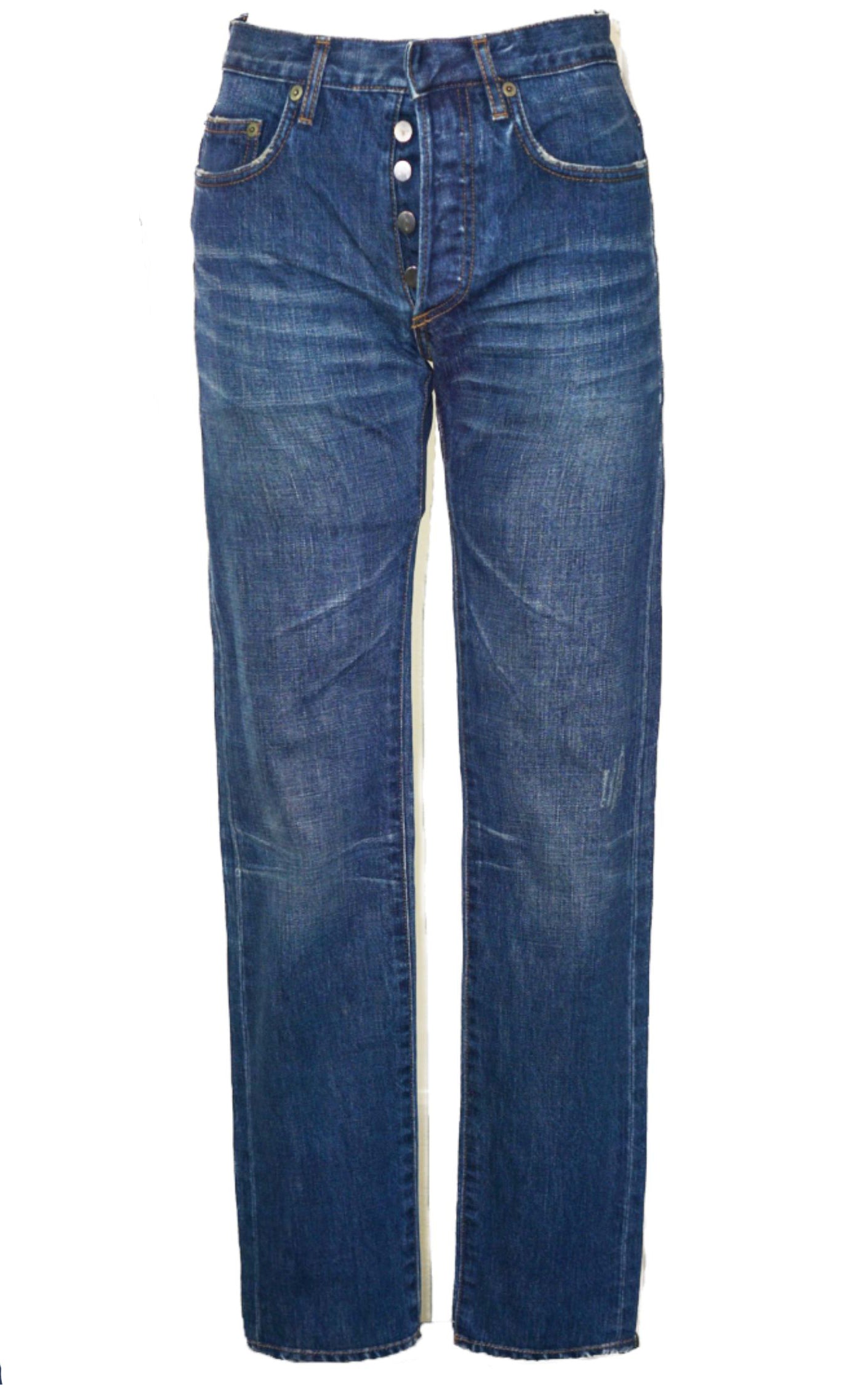 DIOR Women's Medium Rise Blue Selvedge Skinny Jeans resellum