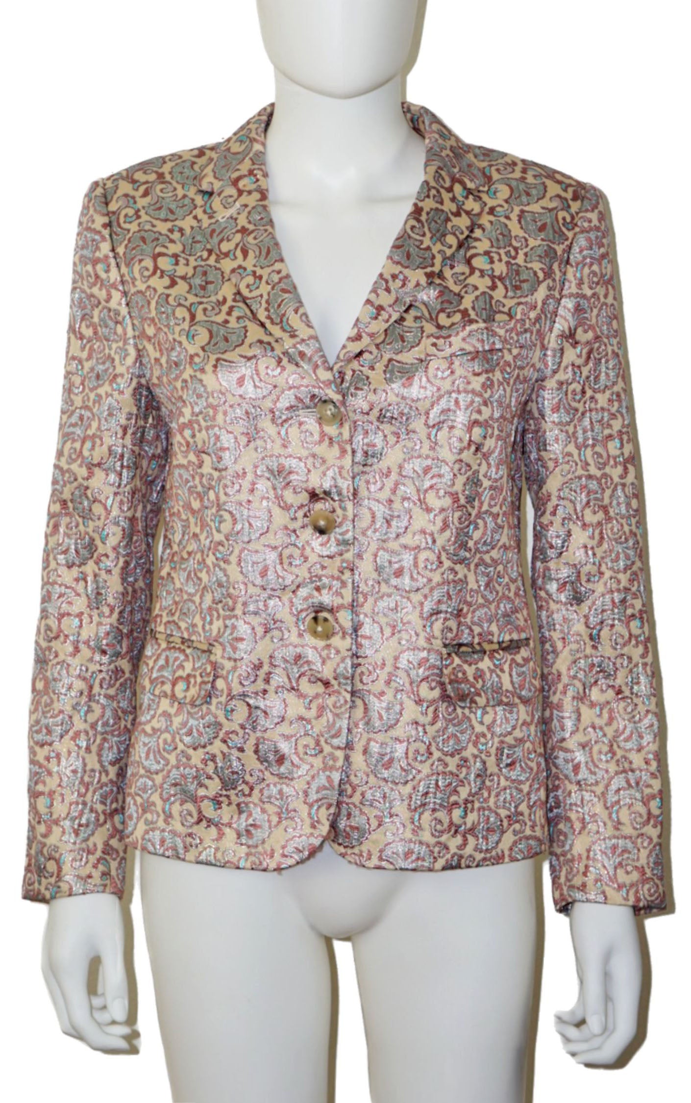 DRIES VAN NOTEN Jacquard Paisley Blazer Jacket resellum
