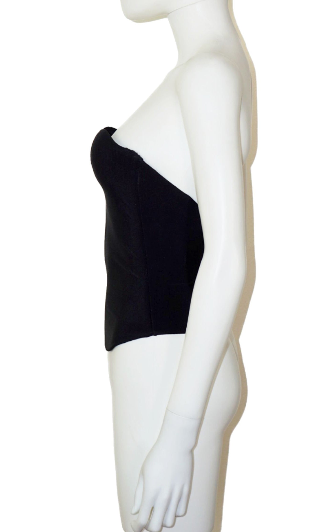 FREDERICK'S OF HOLLYWOOD Black Bustier resellum