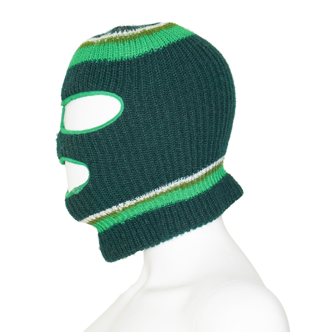 HANDMADE Green Balaclava Mask Hat by Click On Trend