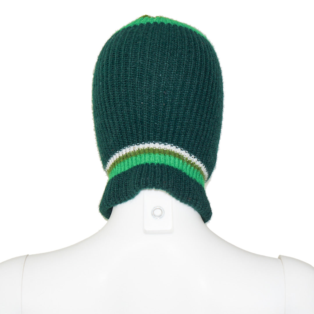 HANDMADE Green Balaclava Mask Hat by Click On Trend