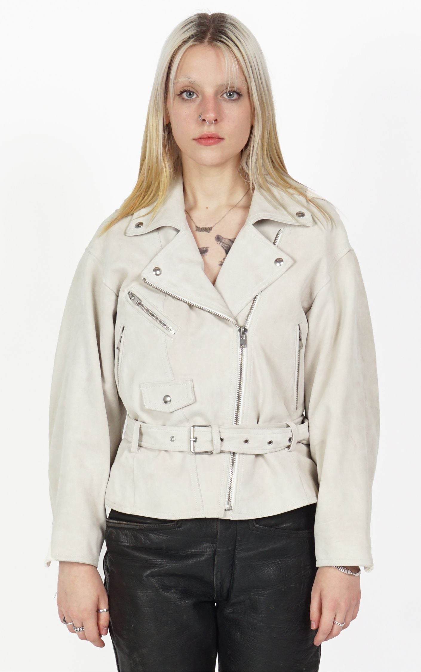 IRO Tigao Lamb Leather Biker Jacket resellum