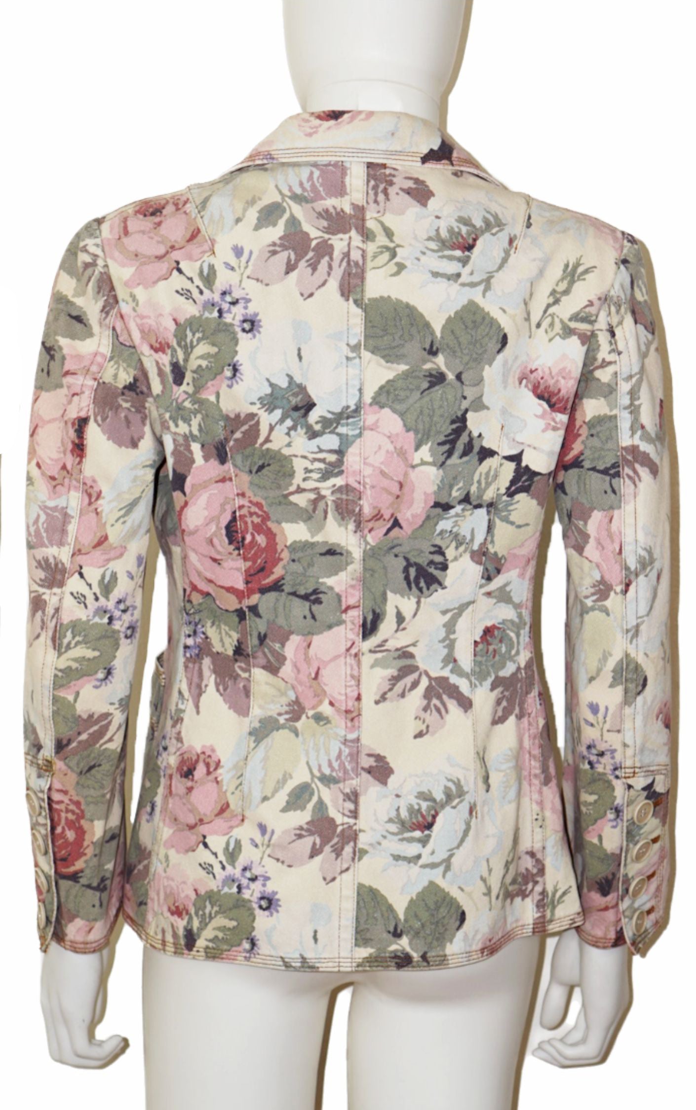 JUNYA WATANABE Comme Des Garcons Floral Denim Jacket resellum