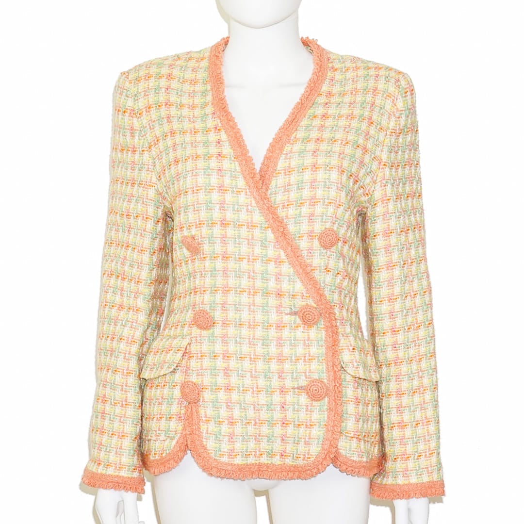 LEON MAX VINTAGE Pastel Tweed Jacket