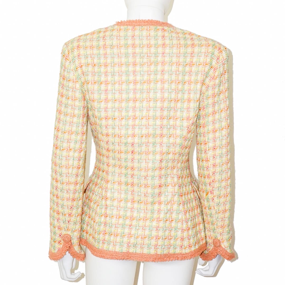 LEON MAX VINTAGE Pastel Tweed Jacket