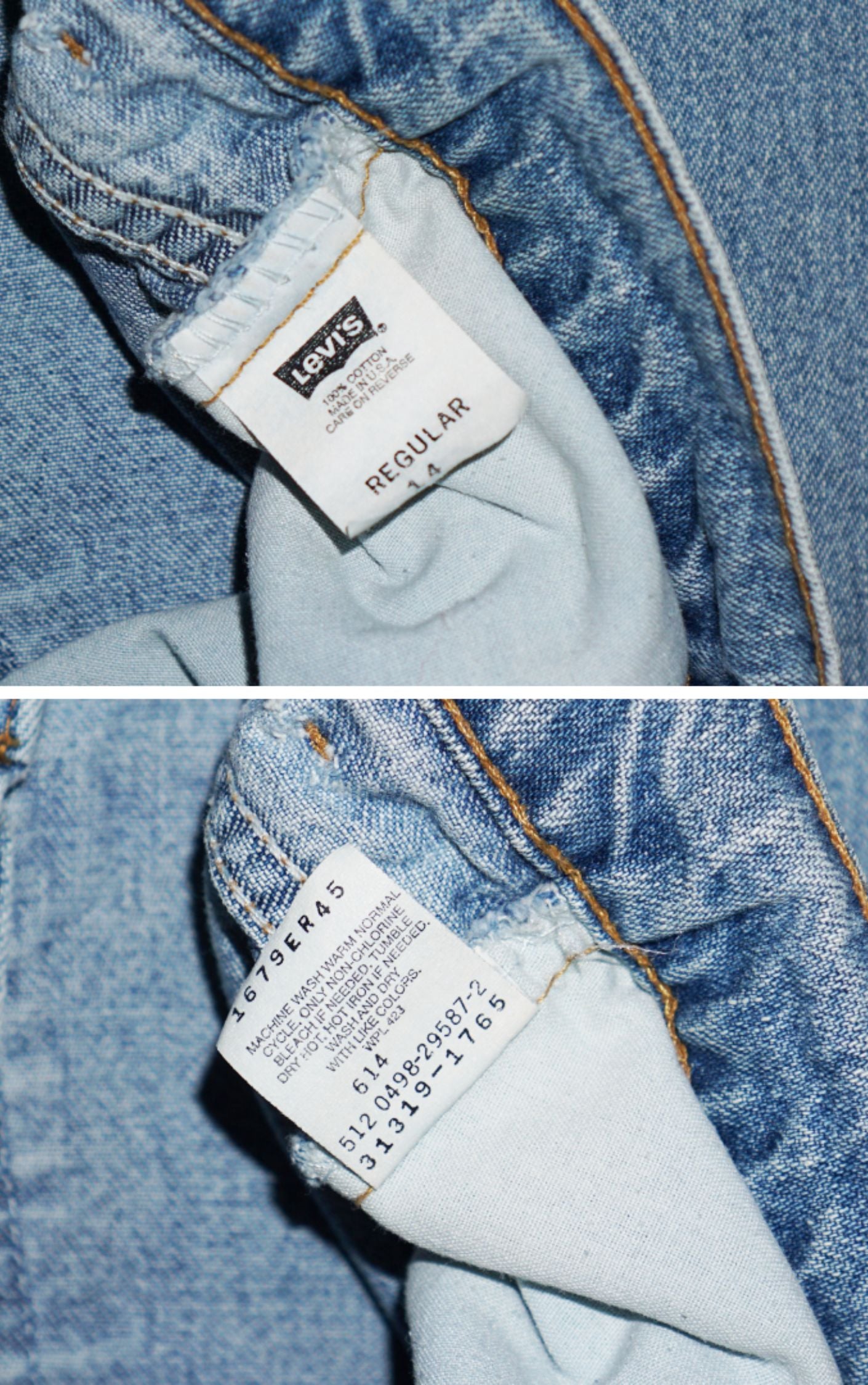 LEVI'S VINTAGE 90s Bootcut Flared Blue Jeans W 25'' resellum