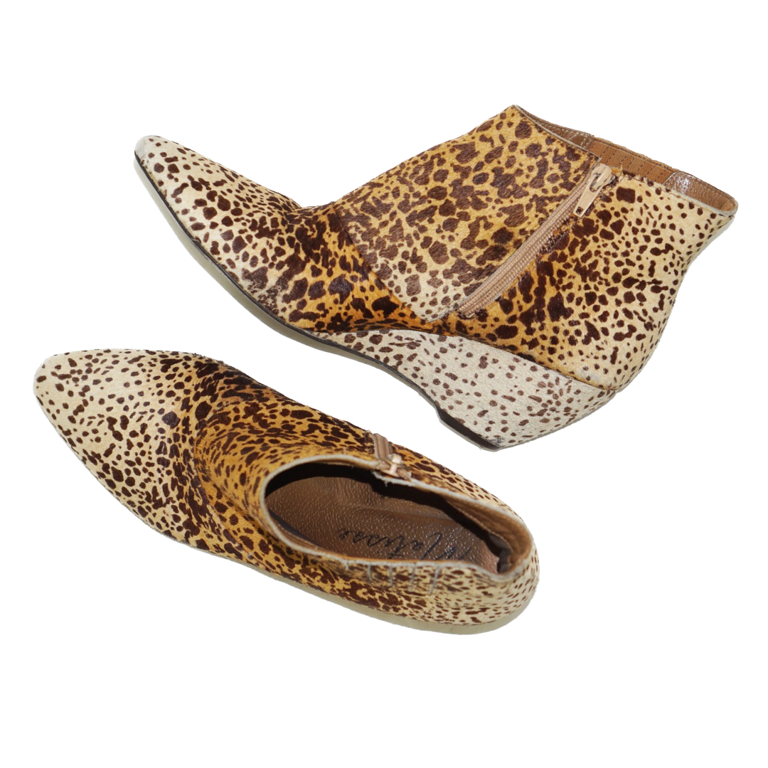 MATESSE Nugent Cheetah Animal Wedge Boots