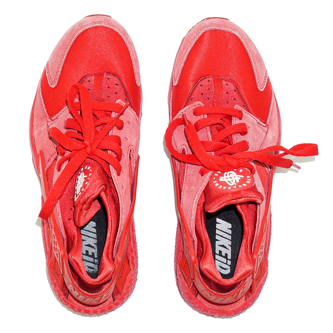 NIKE Air Huarache Red Sneakers by Click On Trend