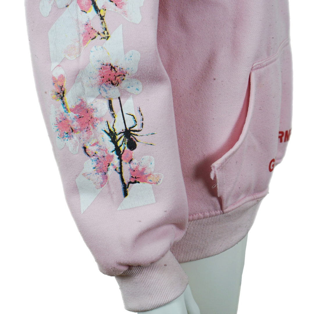 Off white global warming pink hoodie sale