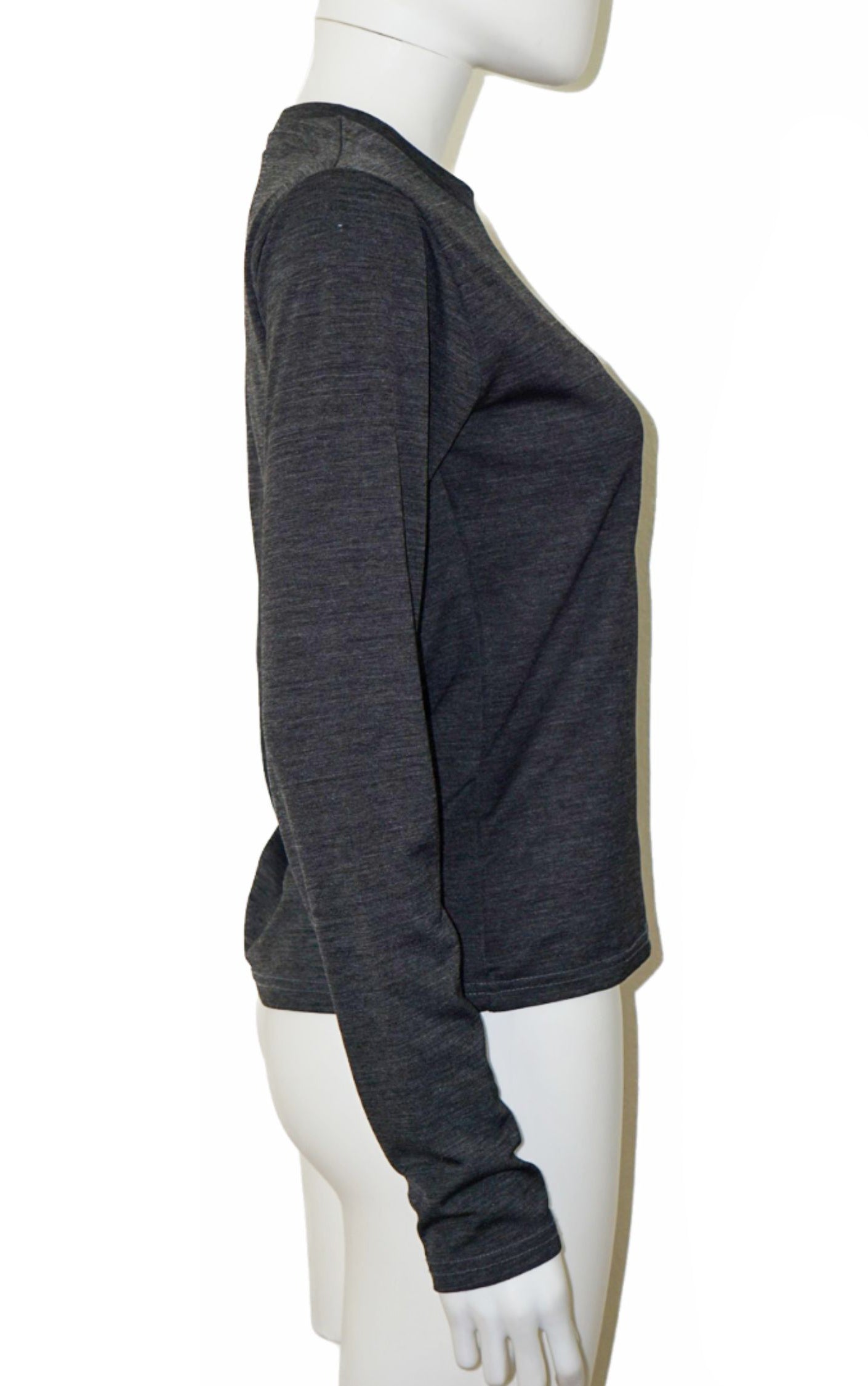 PRADA Logo Casual Gray Long Sleeve T-Shirt resellum