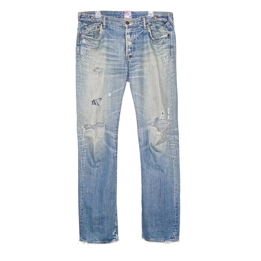 PRPS Vintage Straight Leg Faded Jeans by Click On Trend