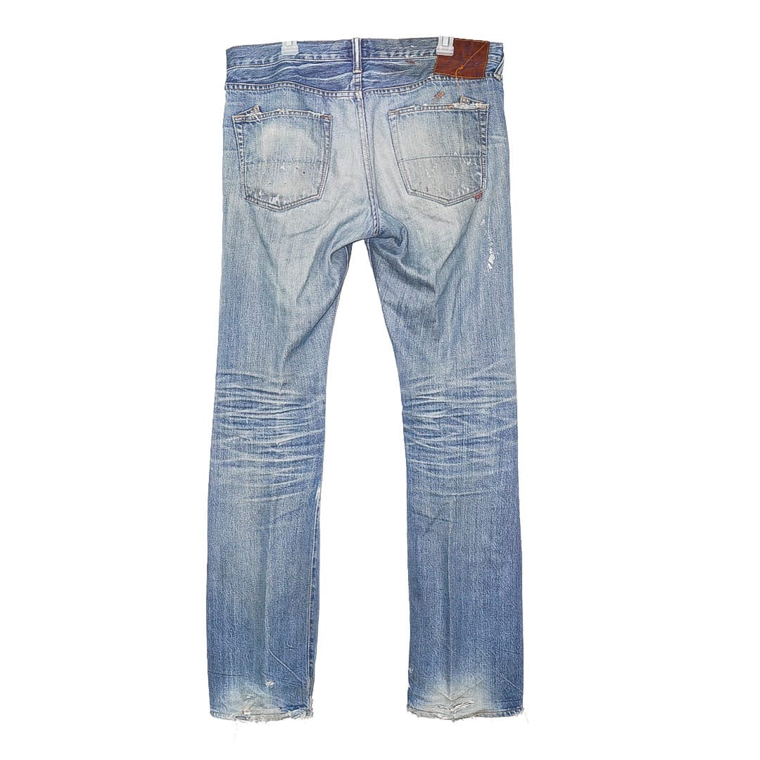 PRPS Vintage Straight Leg Faded Jeans by Click On Trend