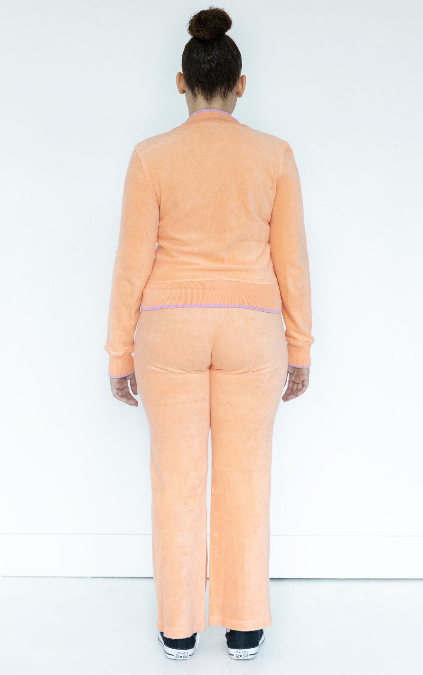 RALPH LAUREN Y2K Peach Terry Suit Pants Set RESELLUM