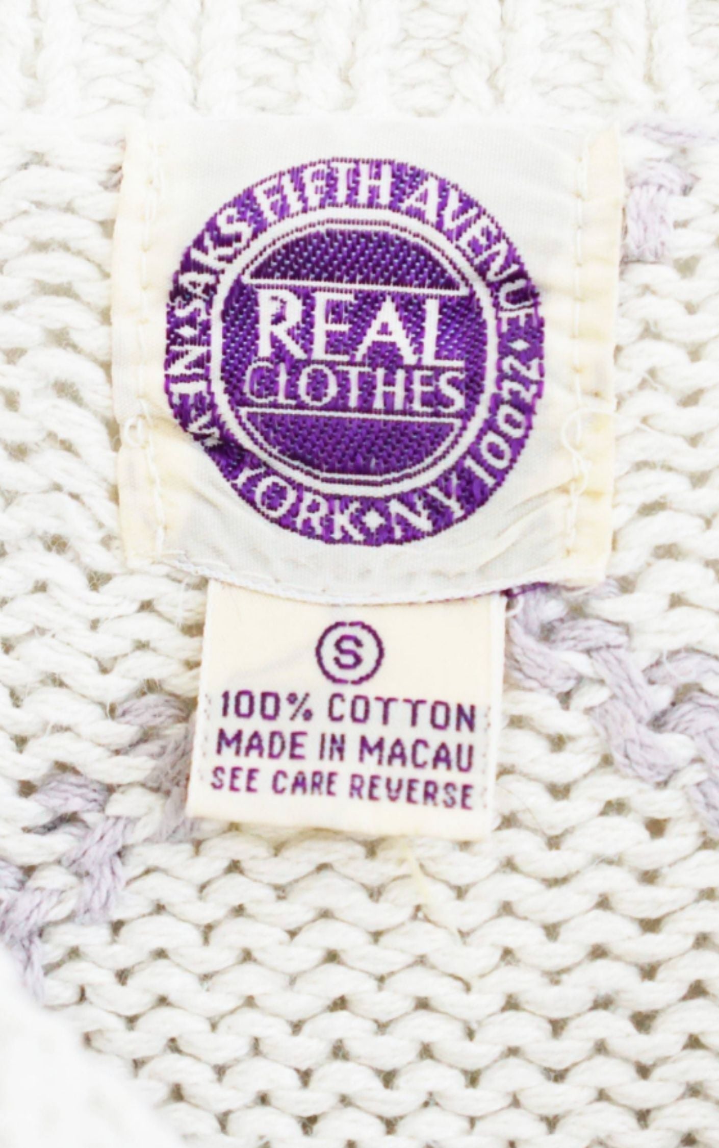 SAKS FIFTH AVENUE Pastel Cotton Cardigan RESELLUM