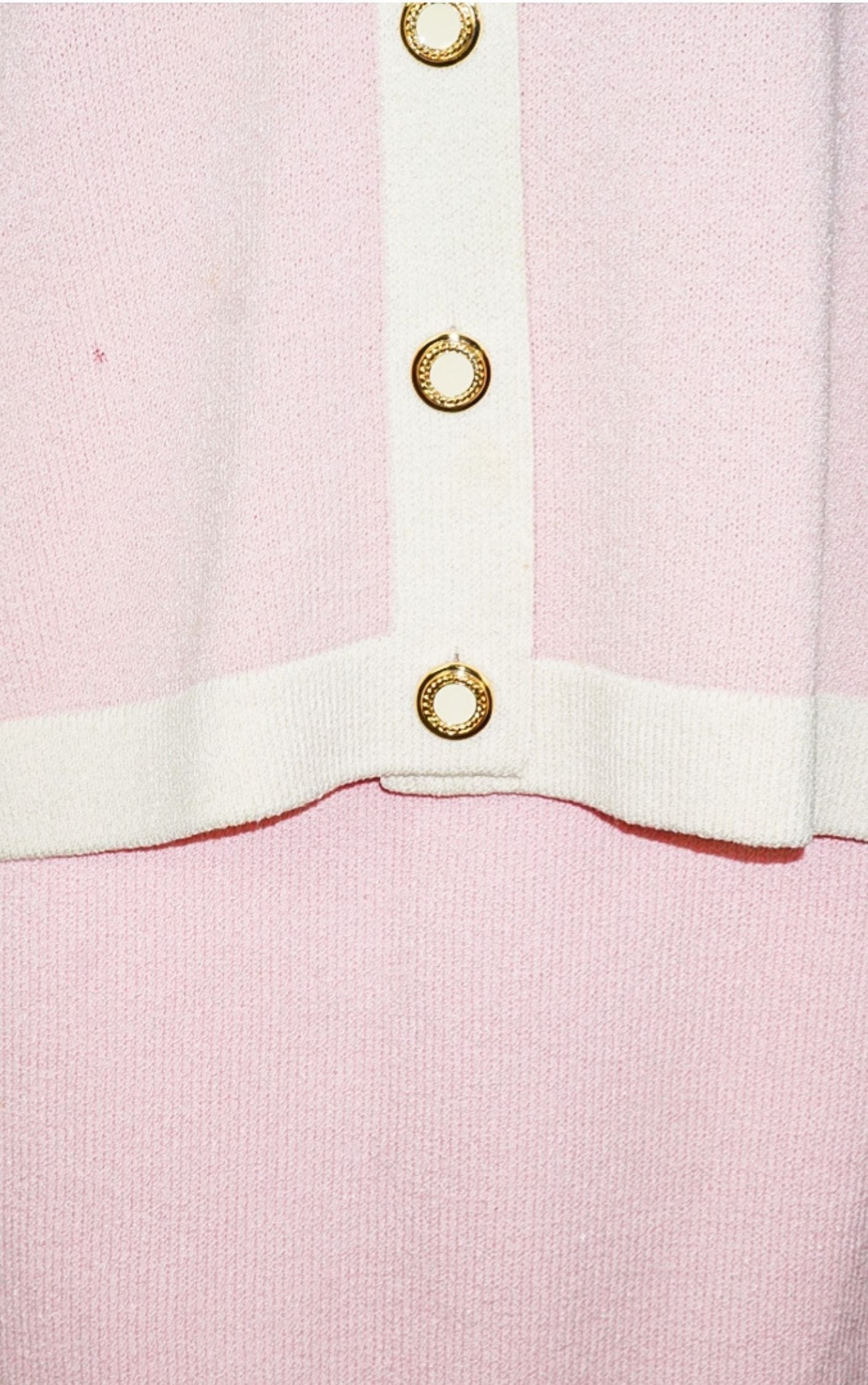 ST. JOHN Vintage Pink Knitted Blazer Skirt Set Suit RESELLUM