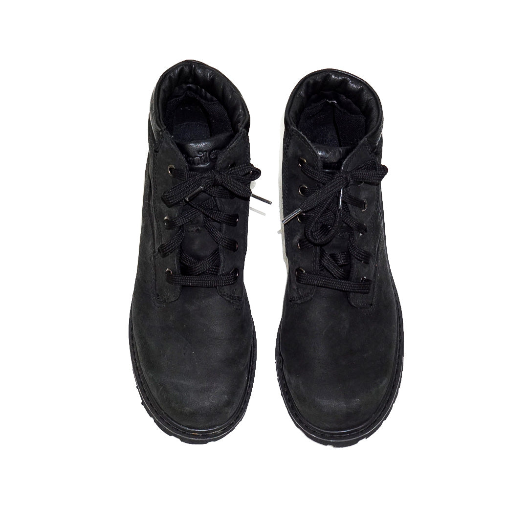 TIMBERLAND Black Leather Waterproof Boots by Click On Trend