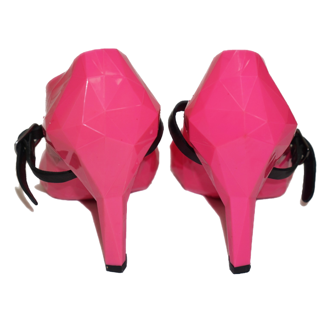 UNITED NUDE Lo Res Pink 3D Barbie Heels