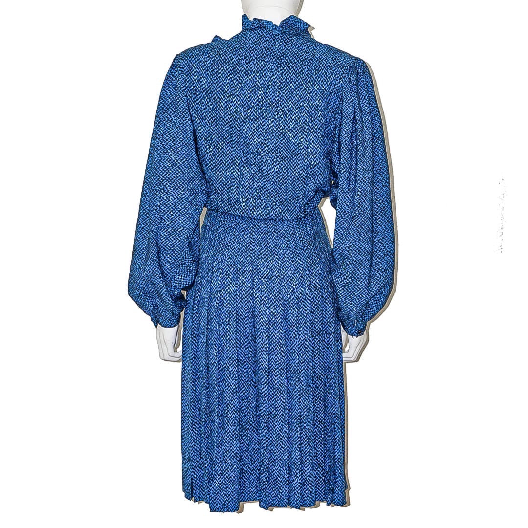 VINTAGE ALBERT NIPON Mock Neck Midi Dress by Click On Trend
