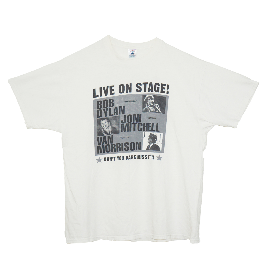VINTAGE Bob Dylan 90s West Coast Tour T-Shirt