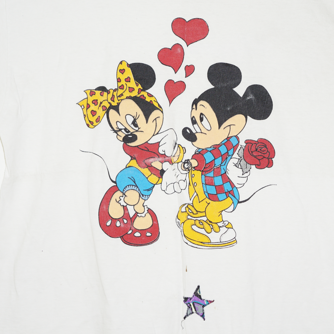 VINTAGE Disney 80s Mickey & Minnie Love T-Shirt