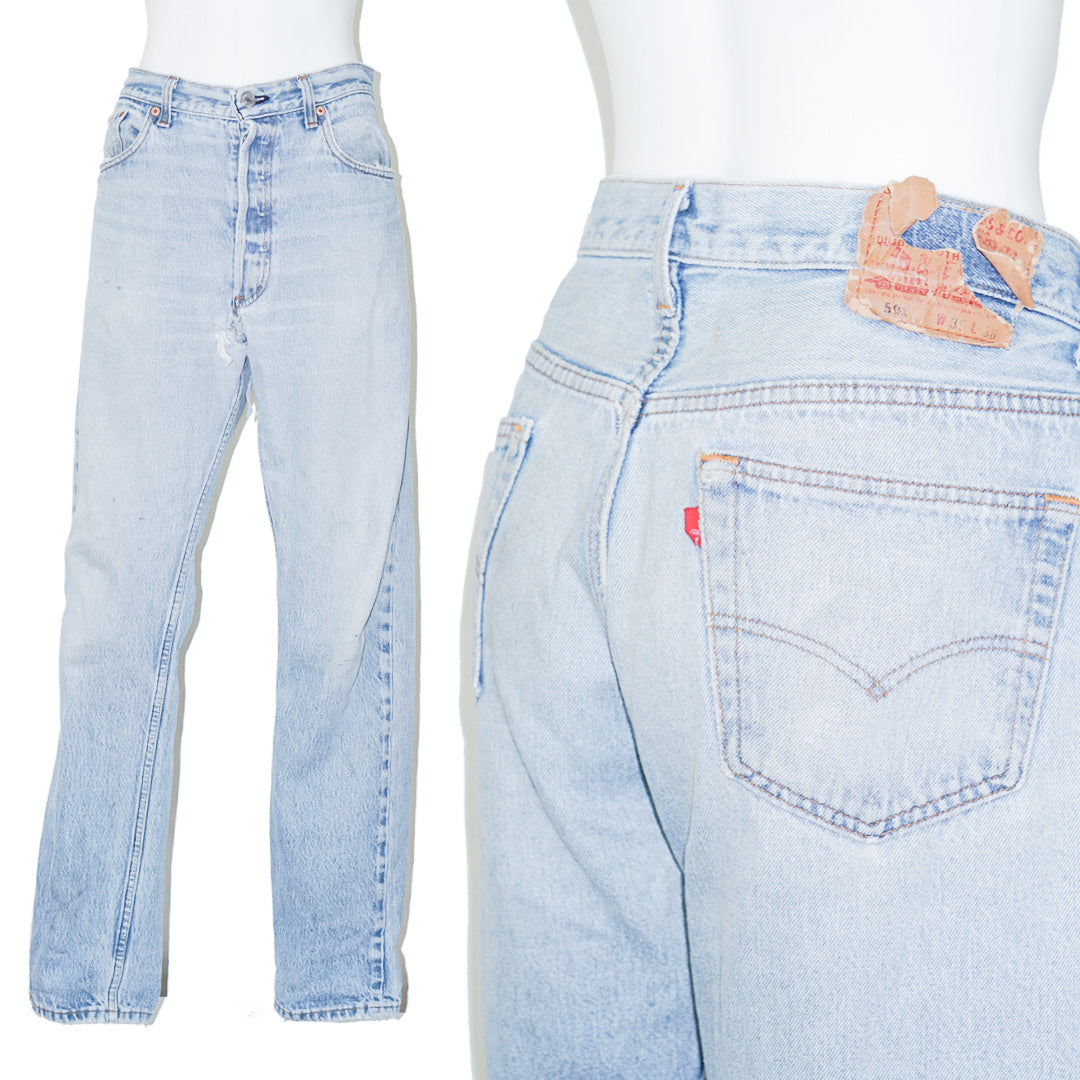 VINTAGE LEVI’S 501 80s USA Straight Jeans by Click On Trend